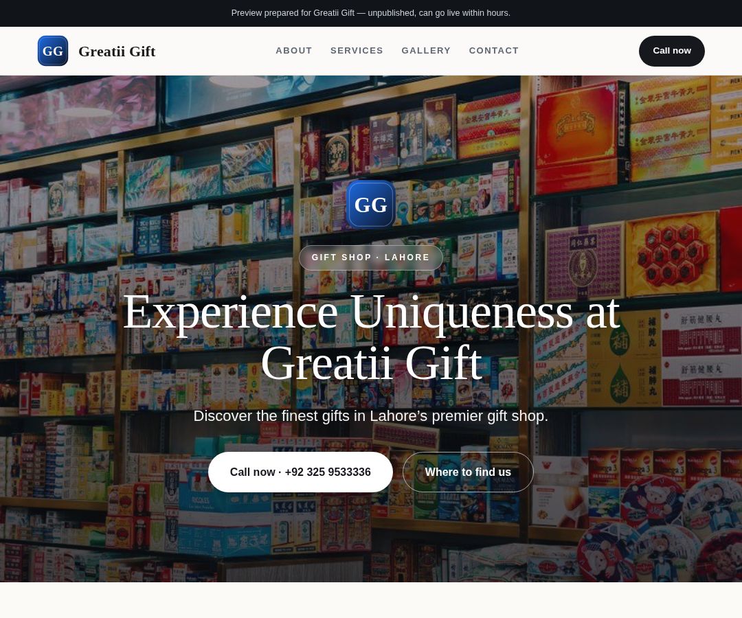 Greatii Gift