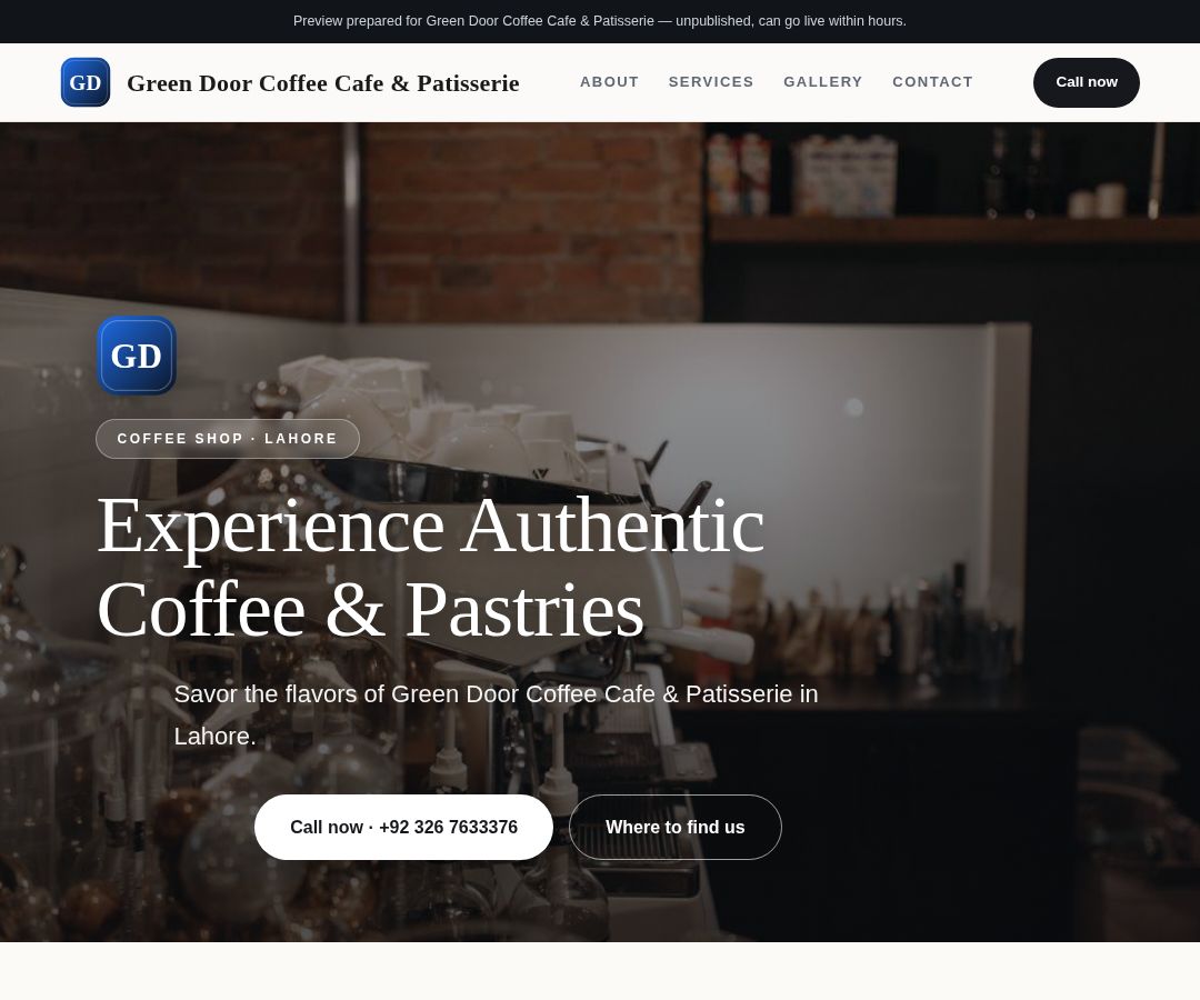 Green Door Coffee Cafe & Patisserie