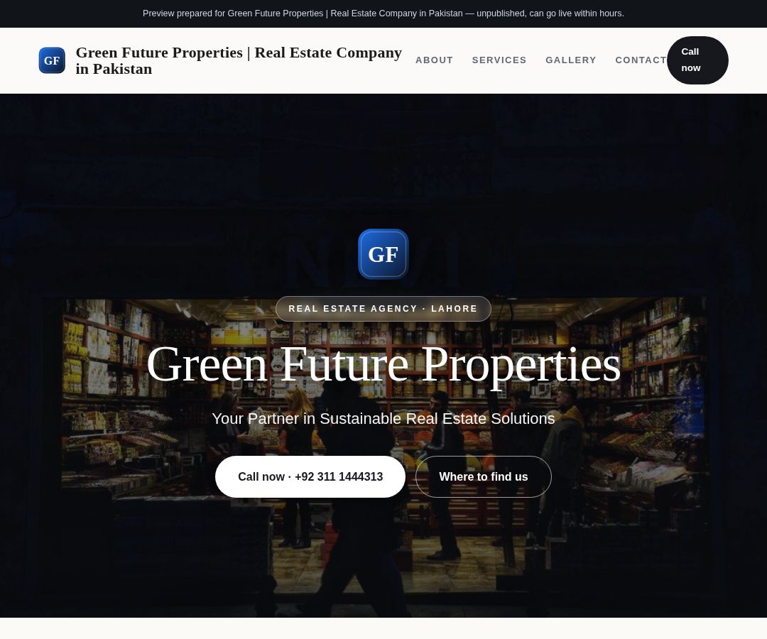 Green Future Properties | Real Estate Company in Pakistan