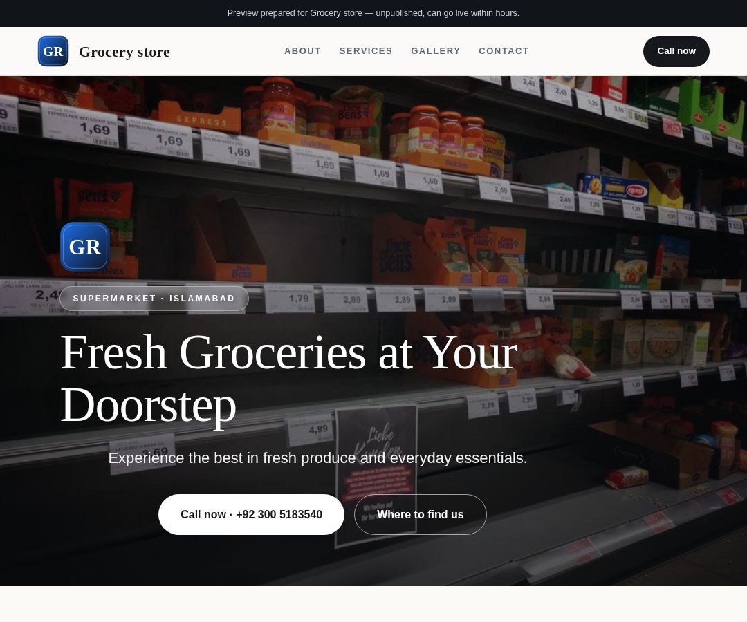 Grocery store