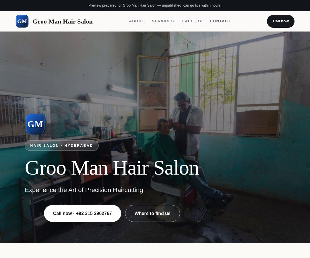 Groo Man Hair Salon