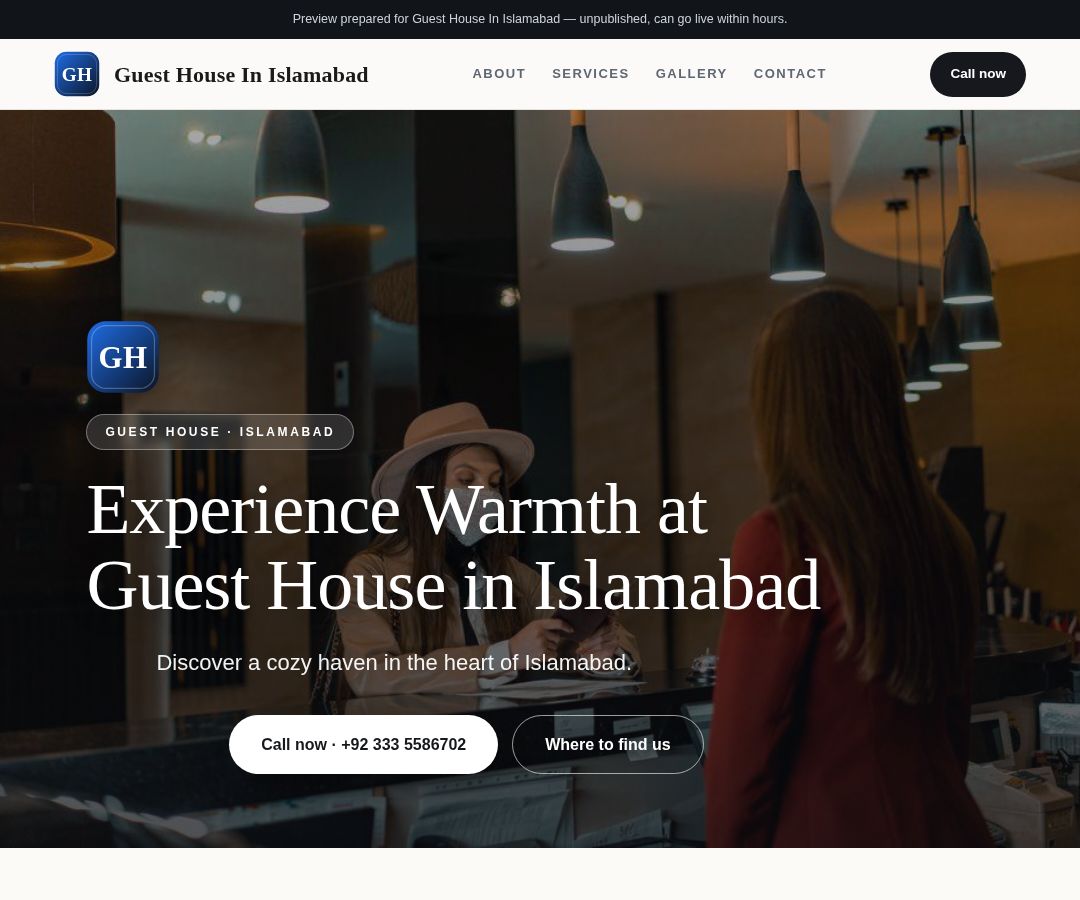 Guest House In Islamabad