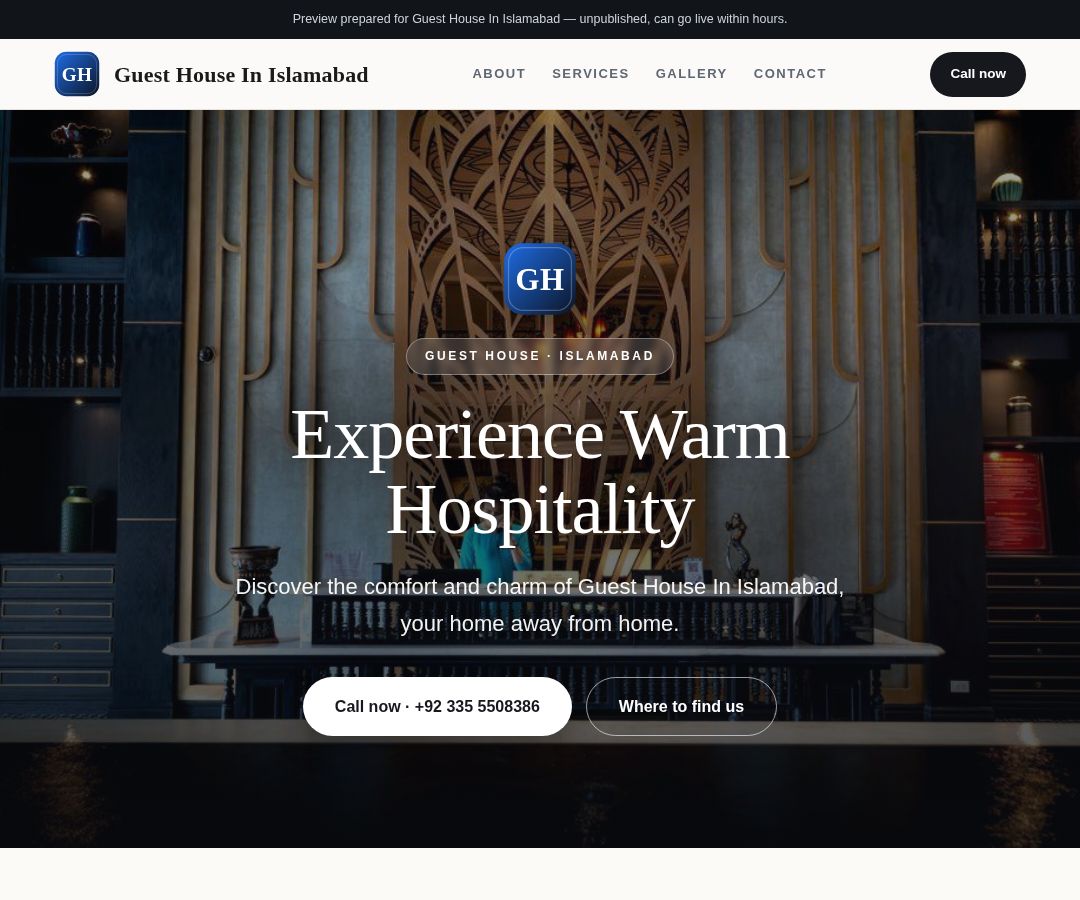 Guest House In Islamabad
