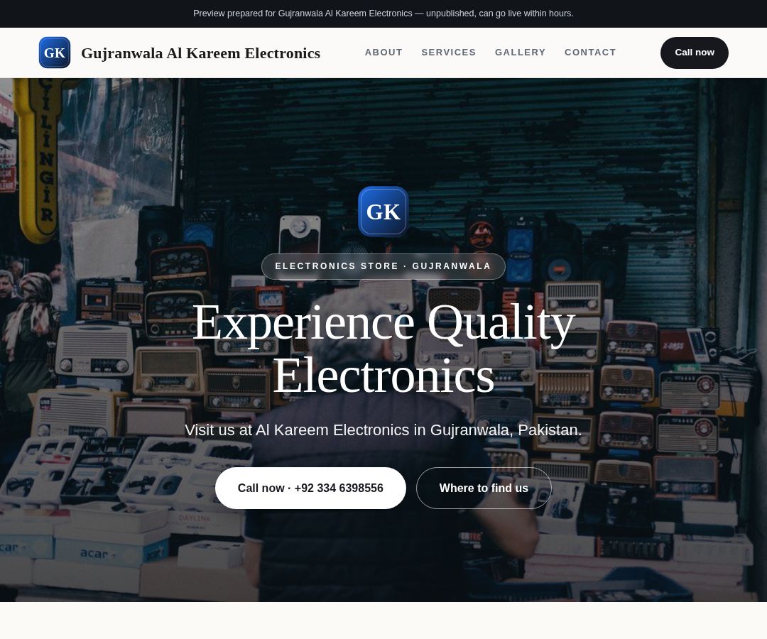 Gujranwala Al Kareem Electronics