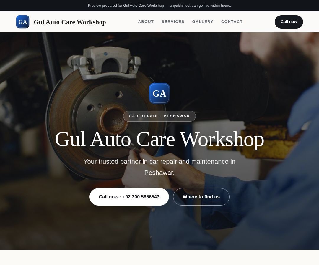Gul Auto Care Workshop