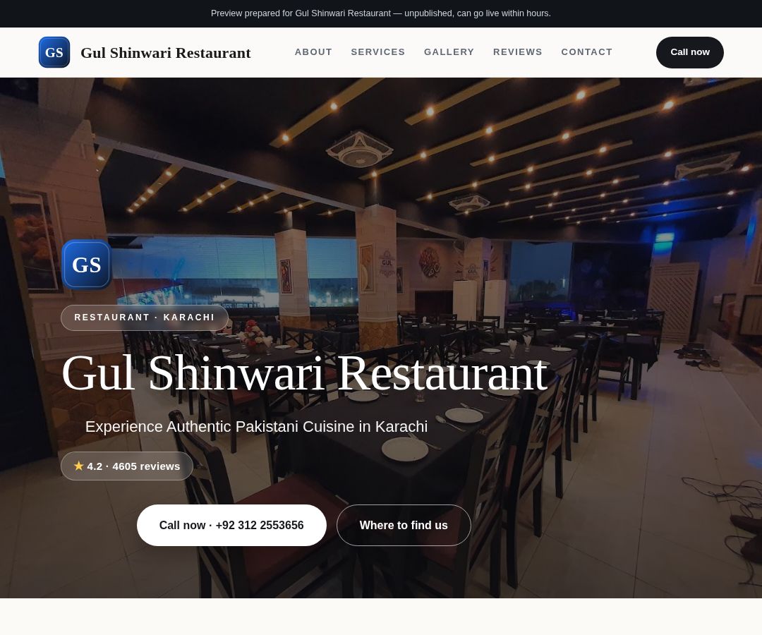 Gul Shinwari Restaurant