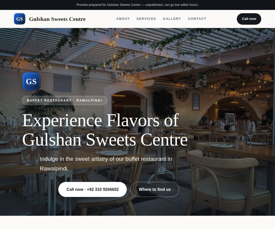 Gulshan Sweets Centre