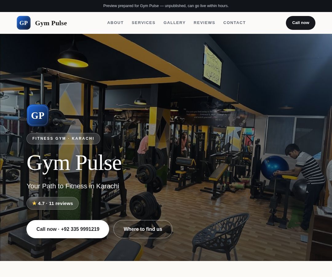 Gym Pulse