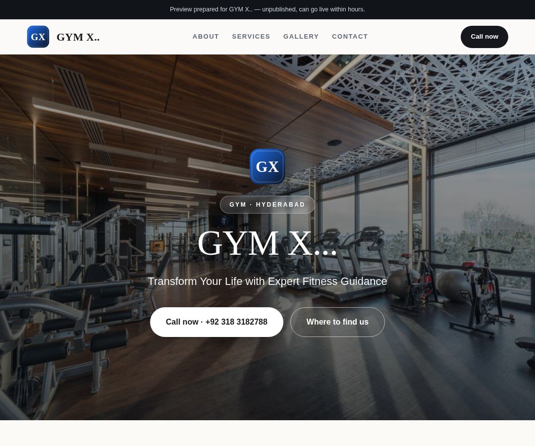GYM X..