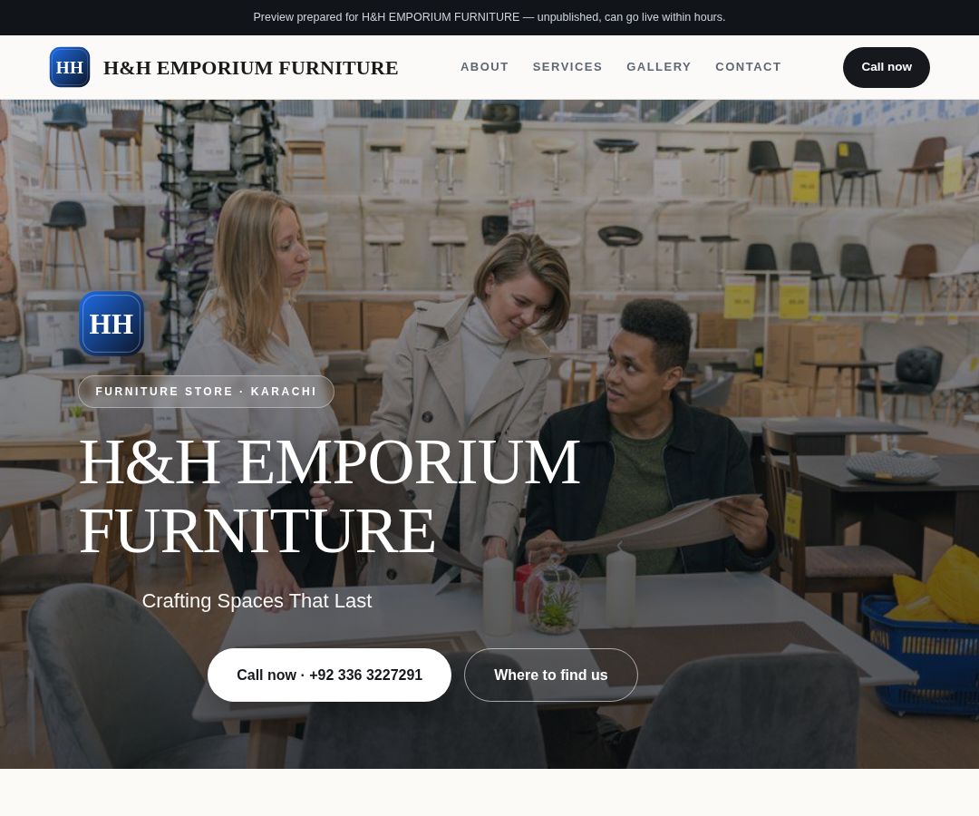 H&H EMPORIUM FURNITURE