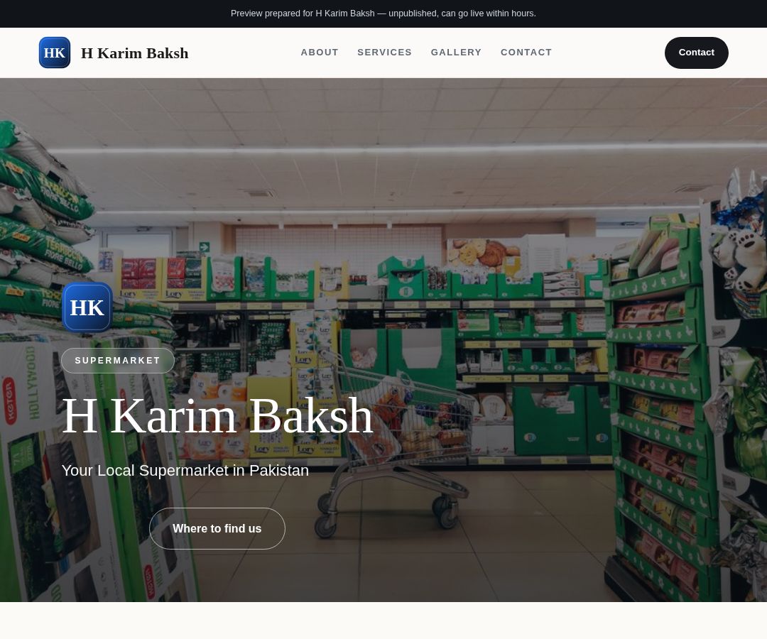 H Karim Baksh