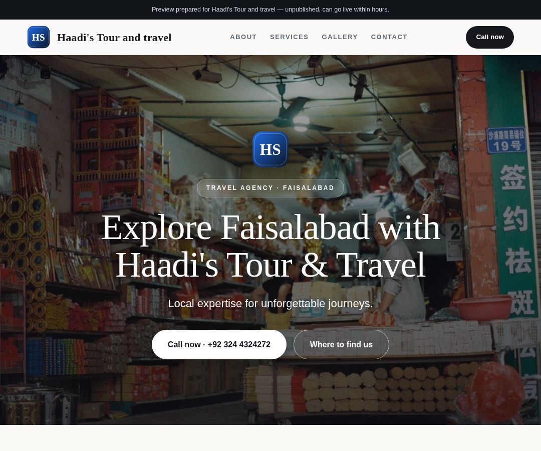 Haadi's Tour and travel