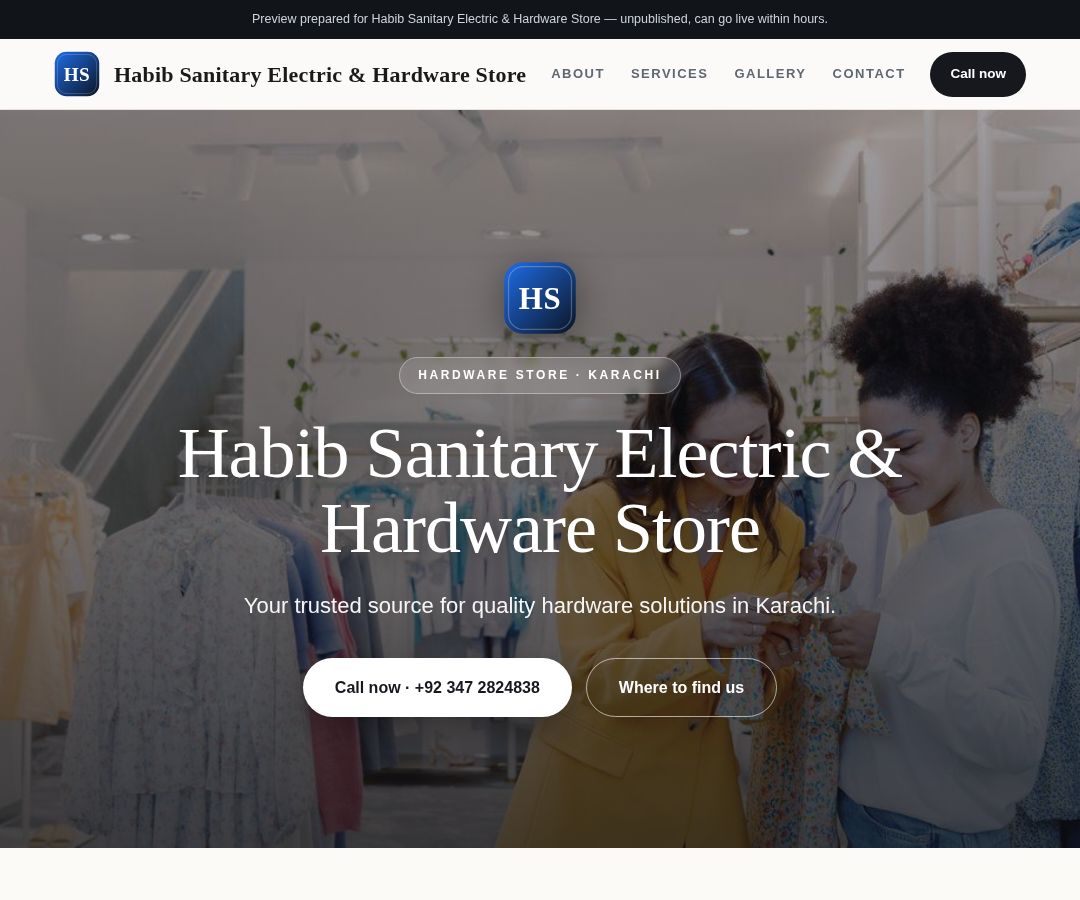 Habib Sanitary Electric & Hardware Store