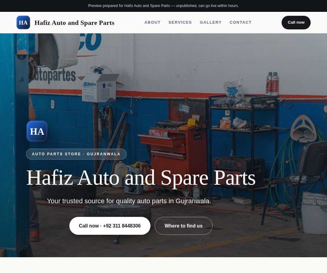 Hafiz Auto and Spare Parts