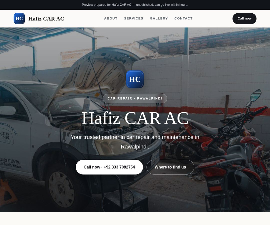 Hafiz CAR AC
