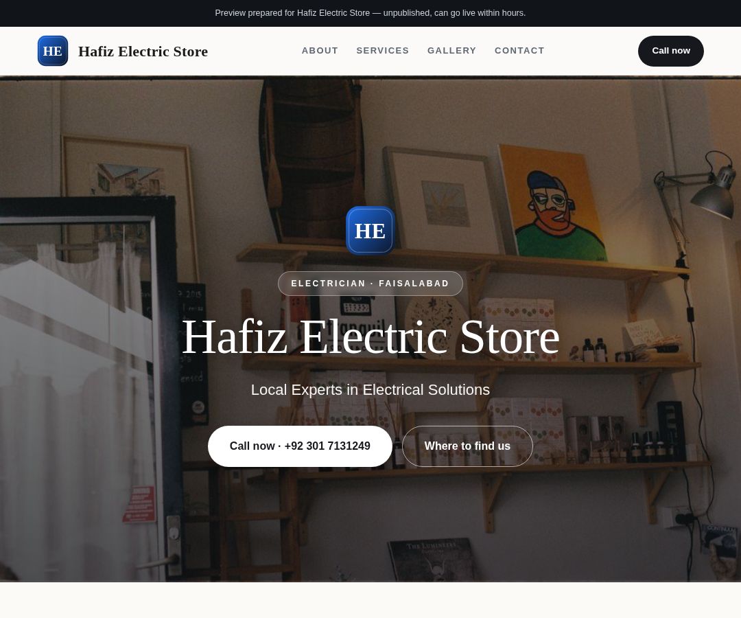 Hafiz Electric Store