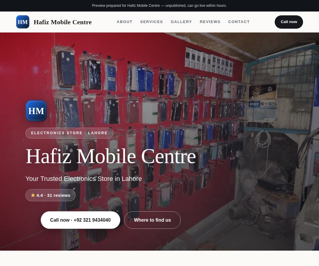 Hafiz Mobile Centre