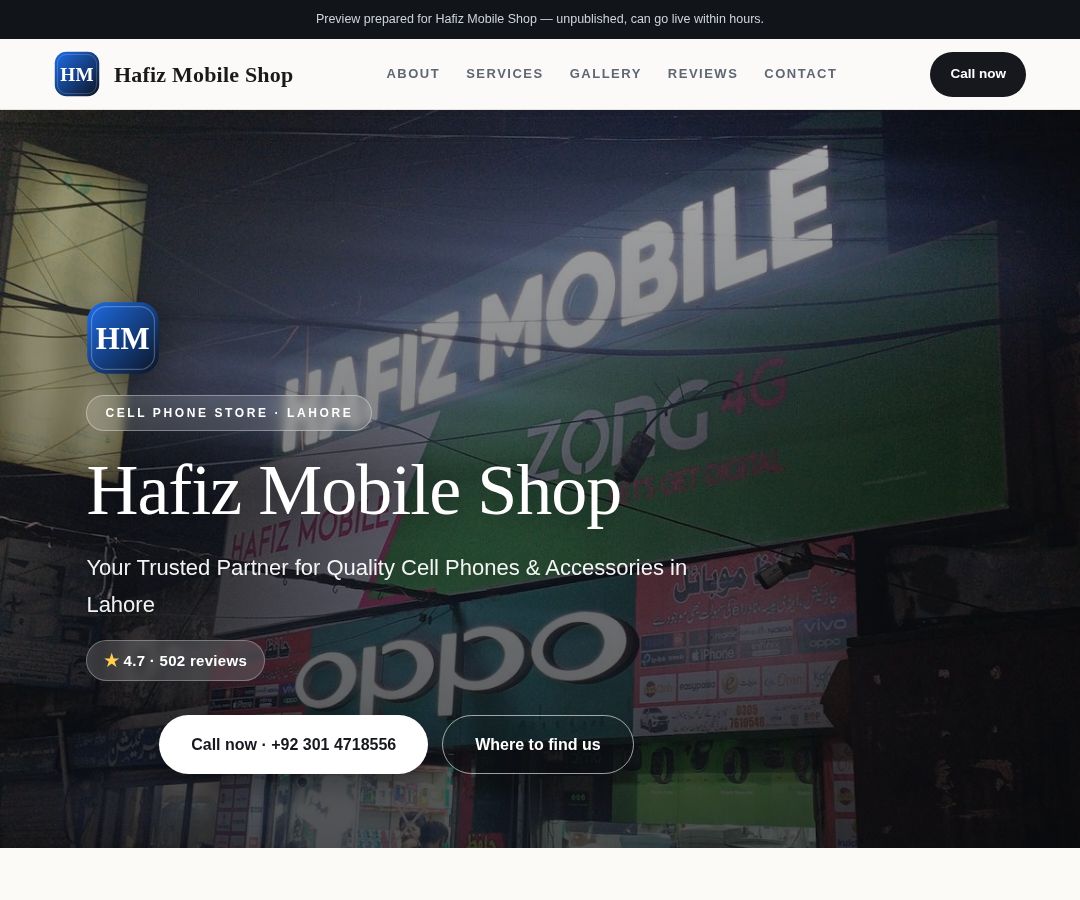 Hafiz Mobile Shop
