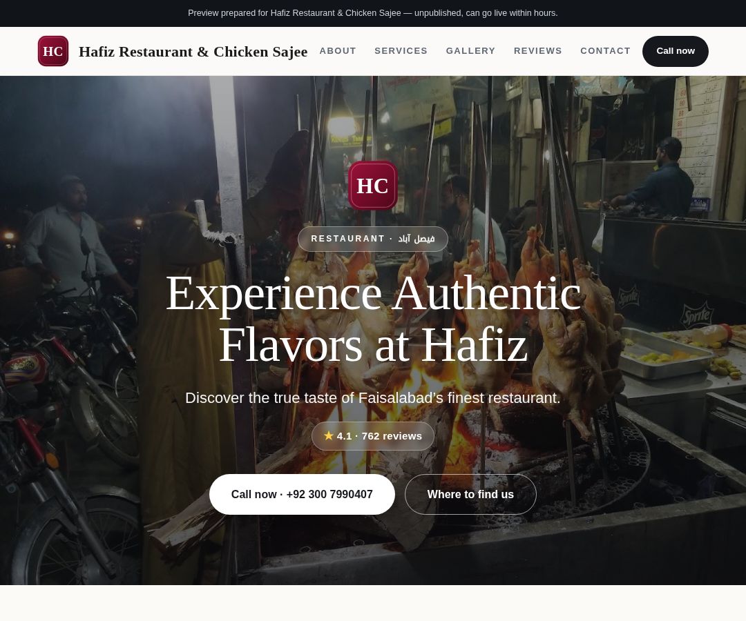 Hafiz Restaurant & Chicken Sajee