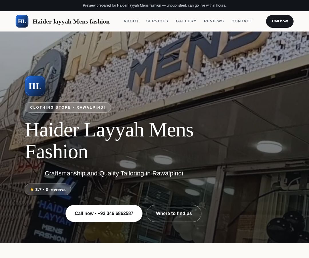 Haider layyah Mens fashion