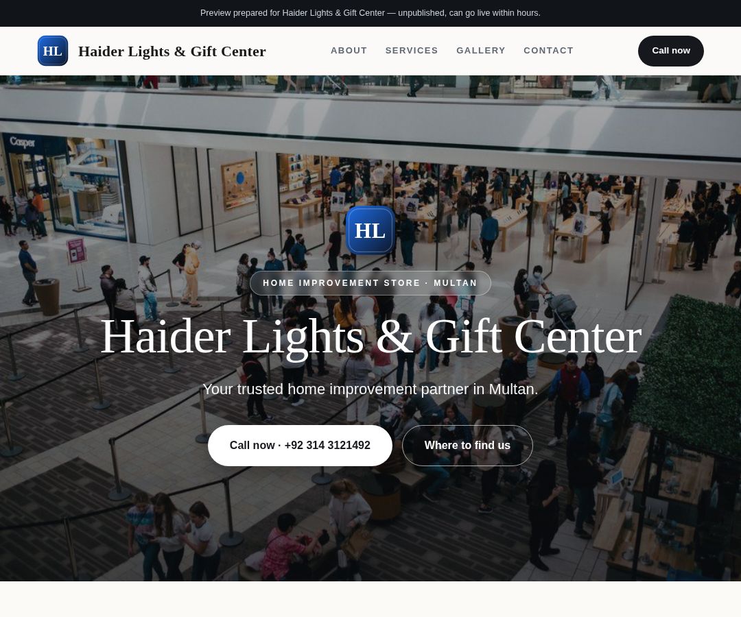 Haider Lights & Gift Center