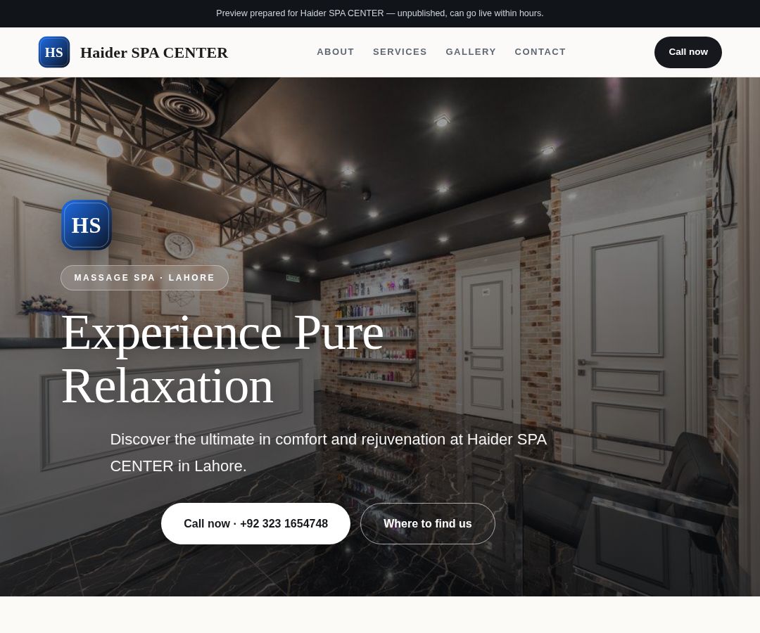 Haider SPA CENTER