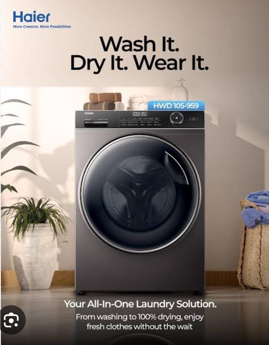 Haier HWD 105-959 washer dryer