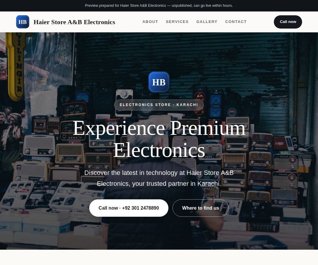 Haier Store A&B Electronics