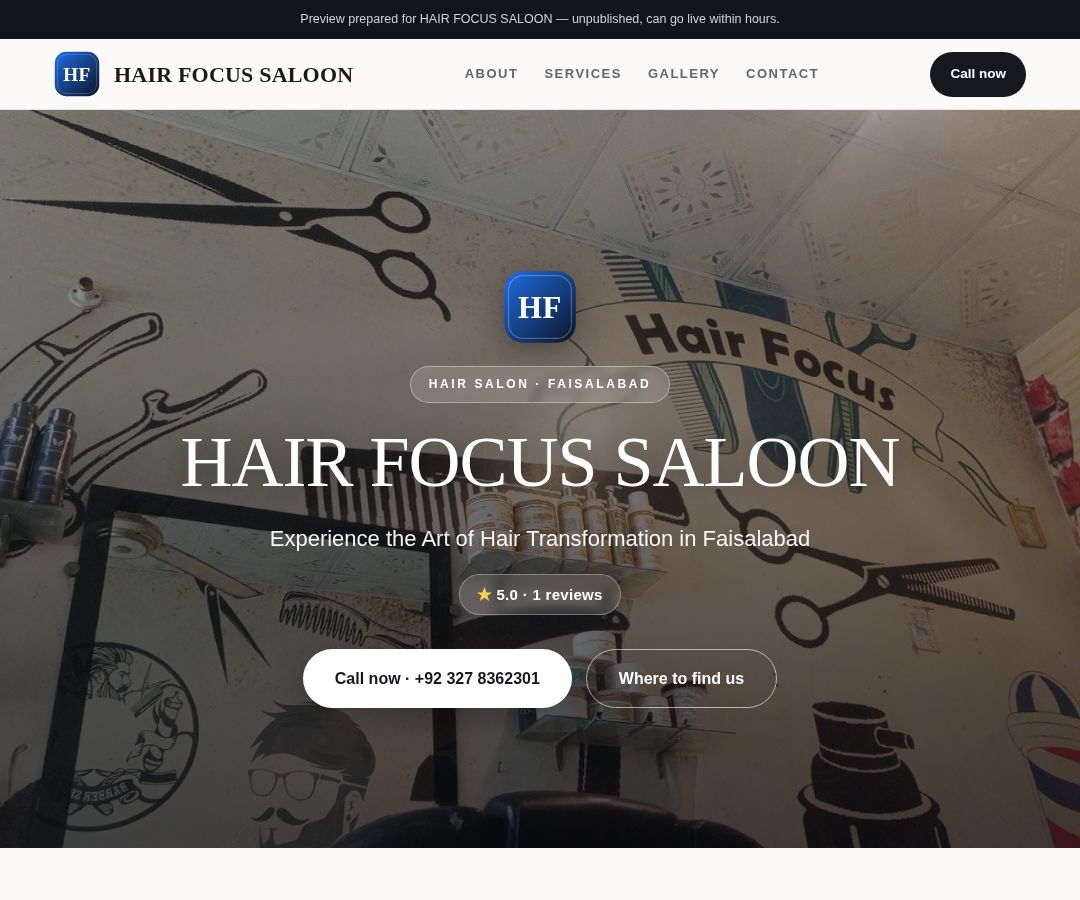 HAIR FOCUS SALOON