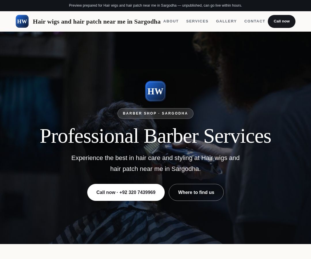 Hair wigs and hair patch near me in Sargodha