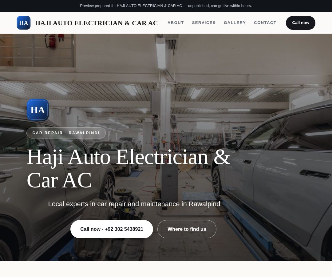 HAJI AUTO ELECTRICIAN & CAR AC