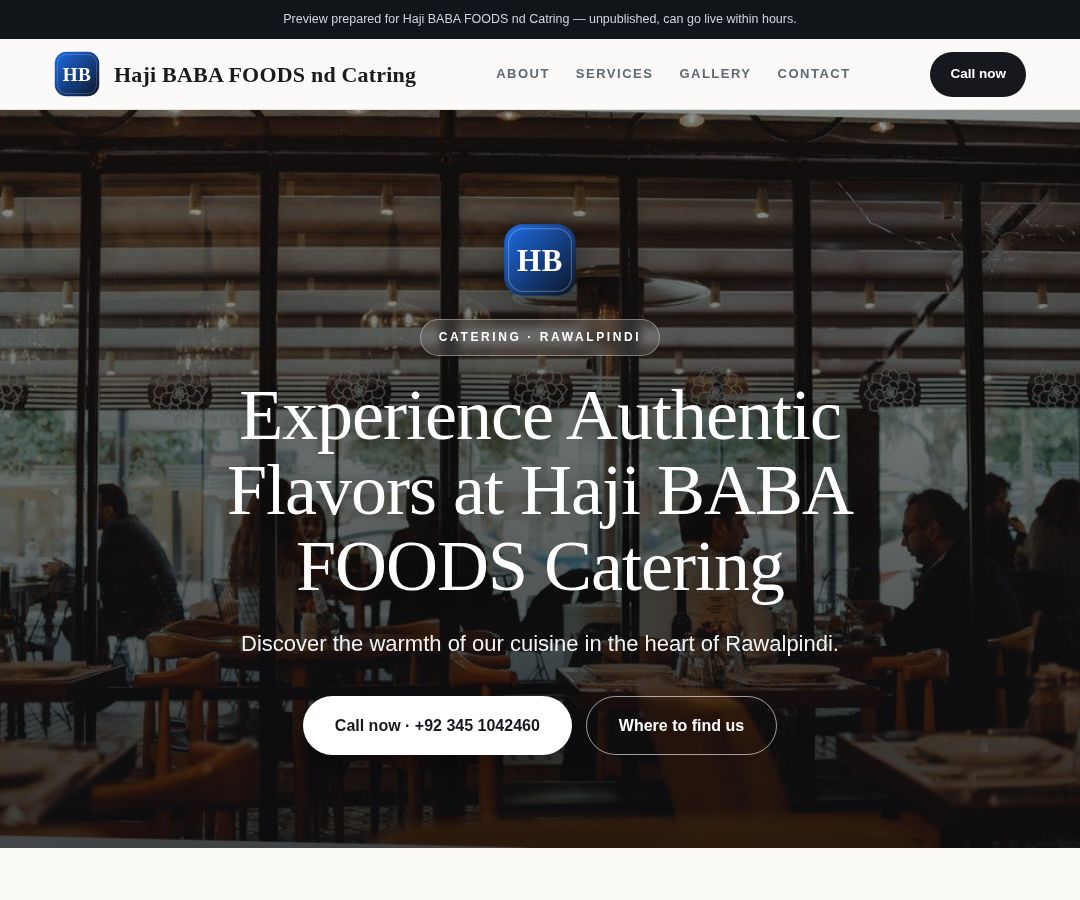 Haji BABA FOODS nd Catring