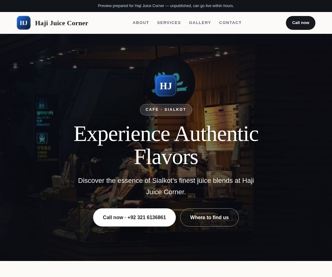 Haji Juice Corner