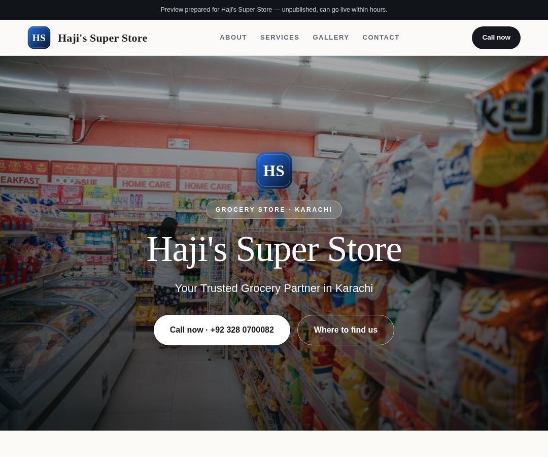 Haji's Super Store