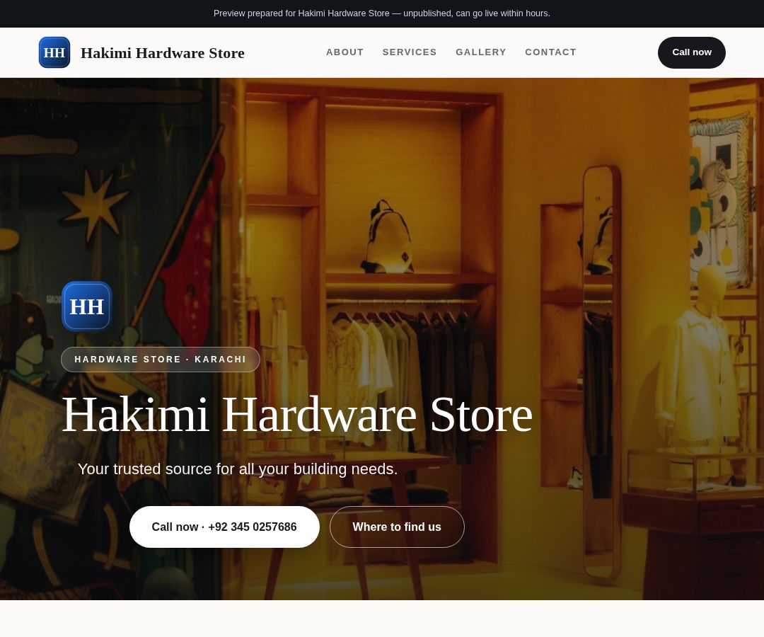 Hakimi Hardware Store
