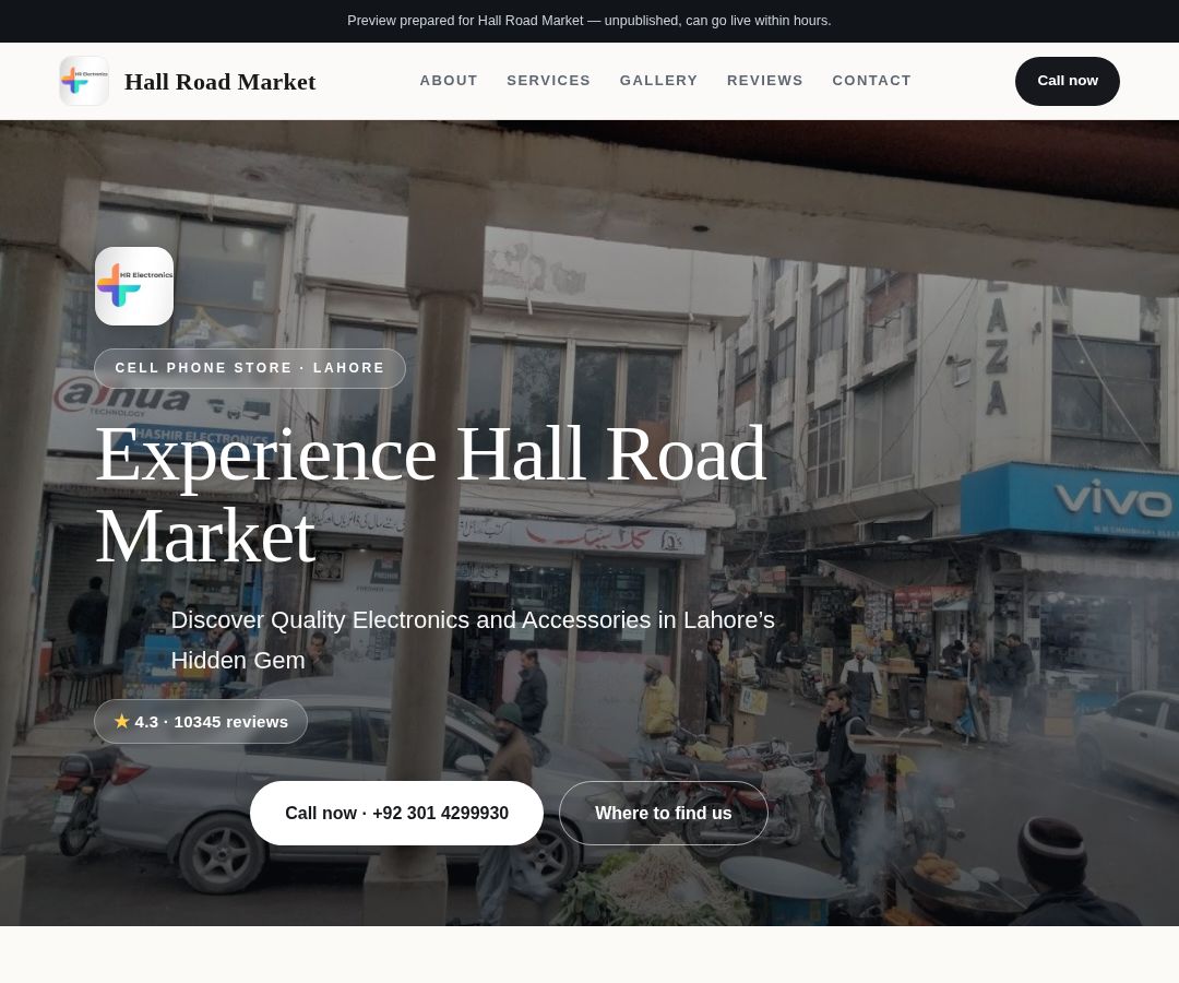 Hall Road Market