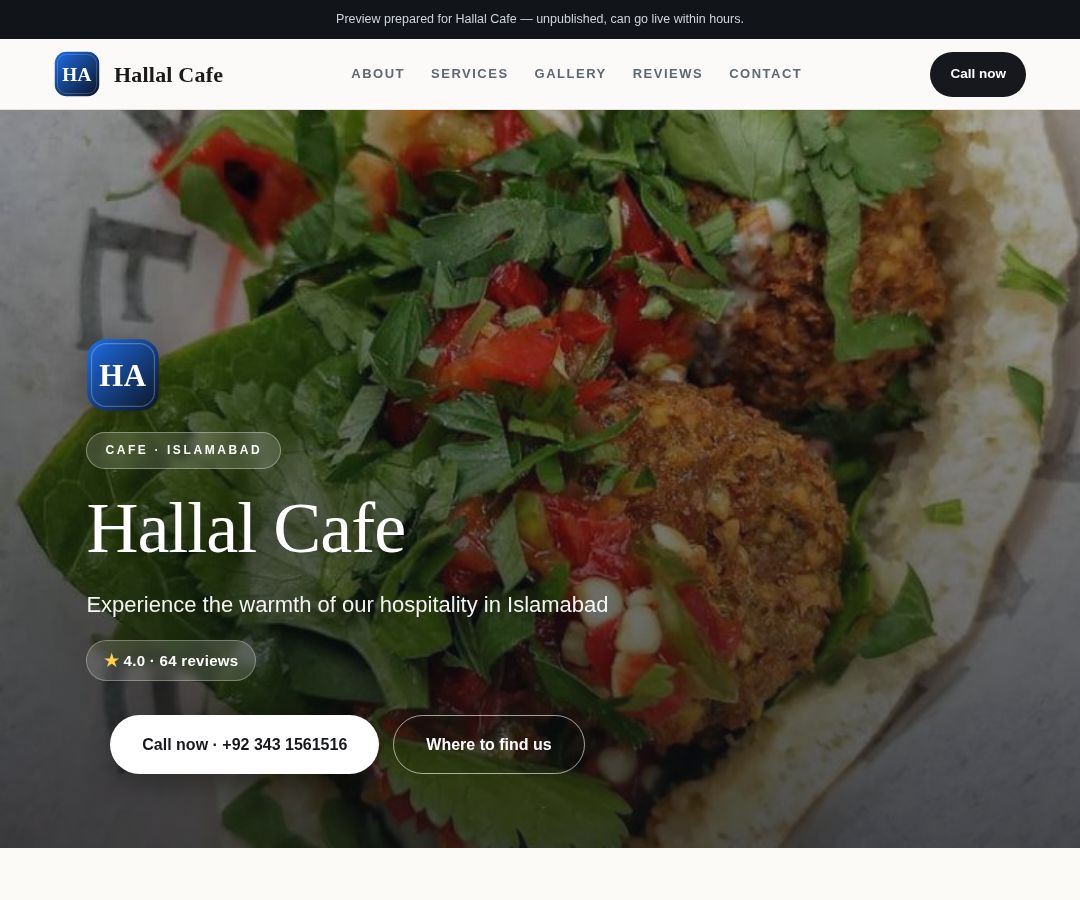 Hallal Cafe