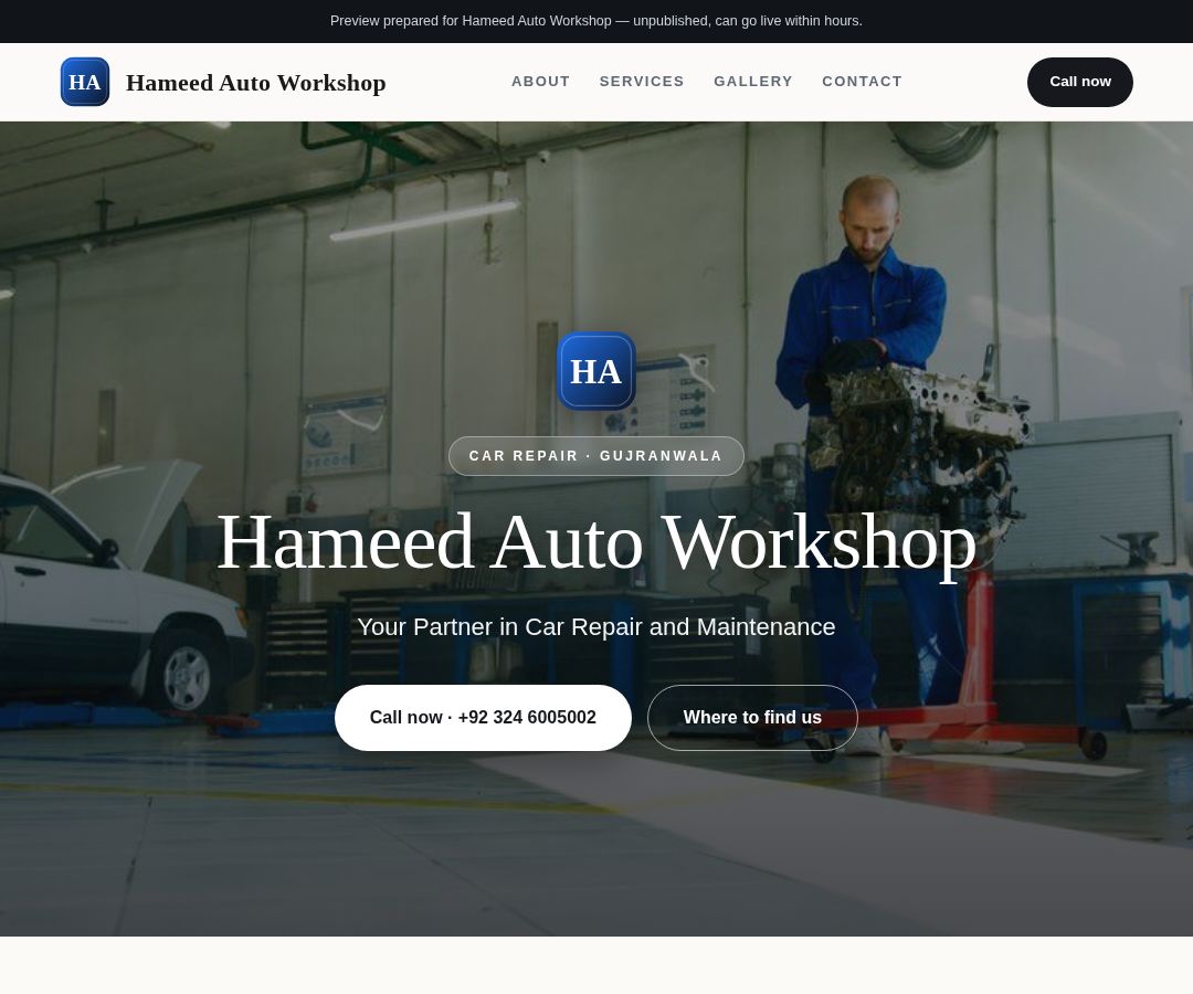 Hameed Auto Workshop