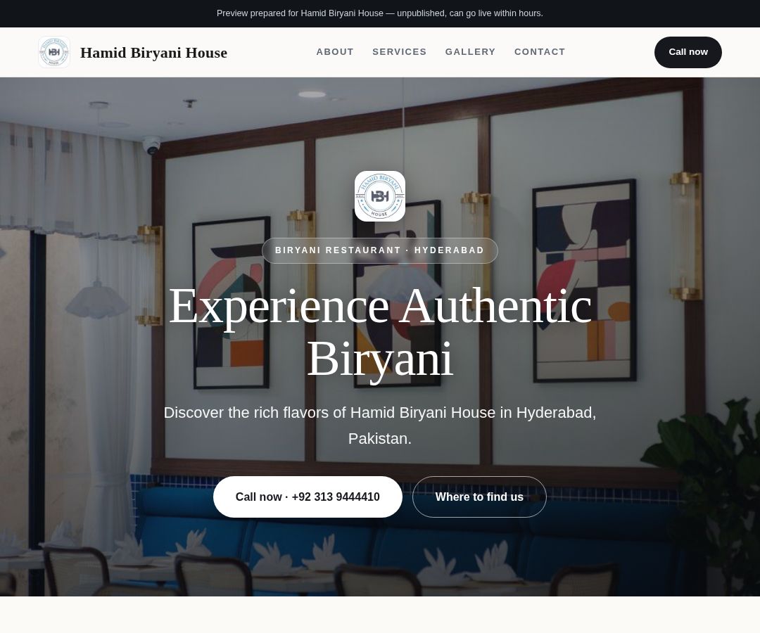 Hamid Biryani House