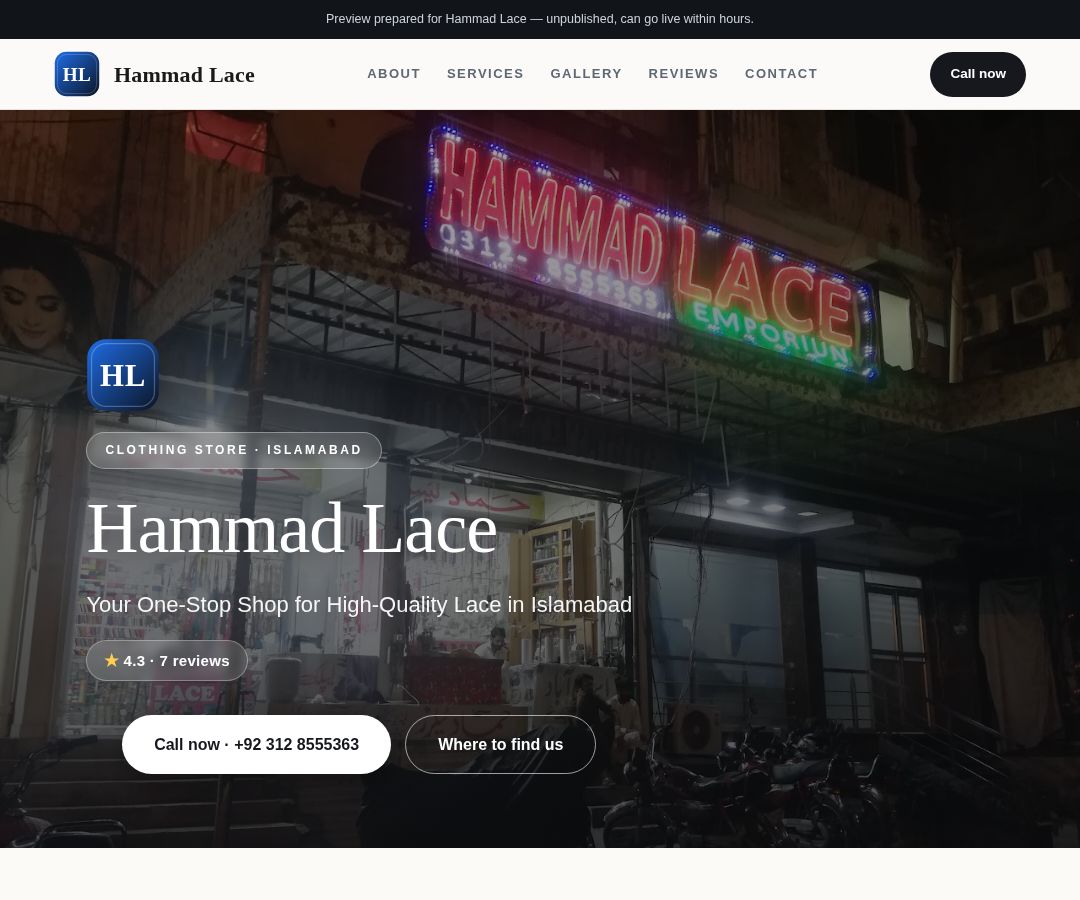 Hammad Lace