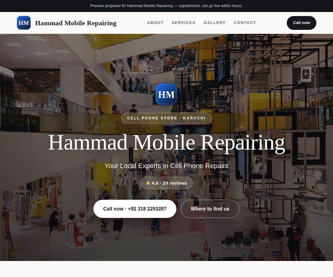 Hammad Mobile Repairing