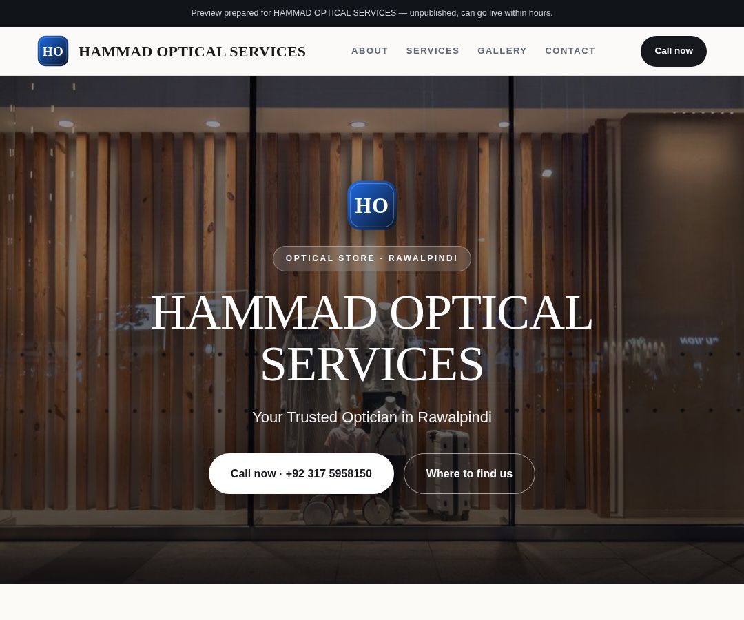 HAMMAD OPTICAL SERVICES