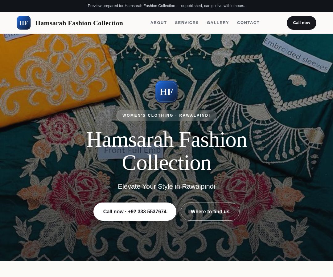 Hamsarah Fashion Collection