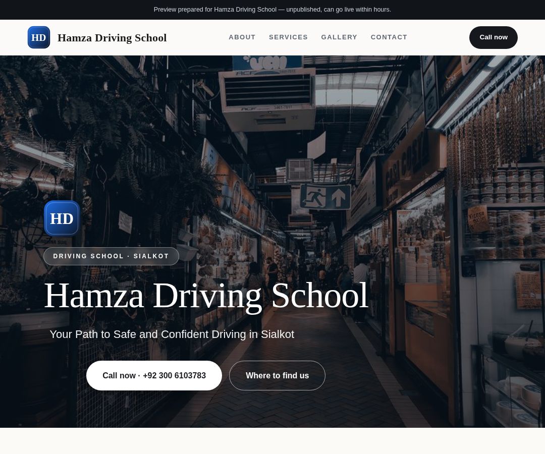 Hamza Driving School