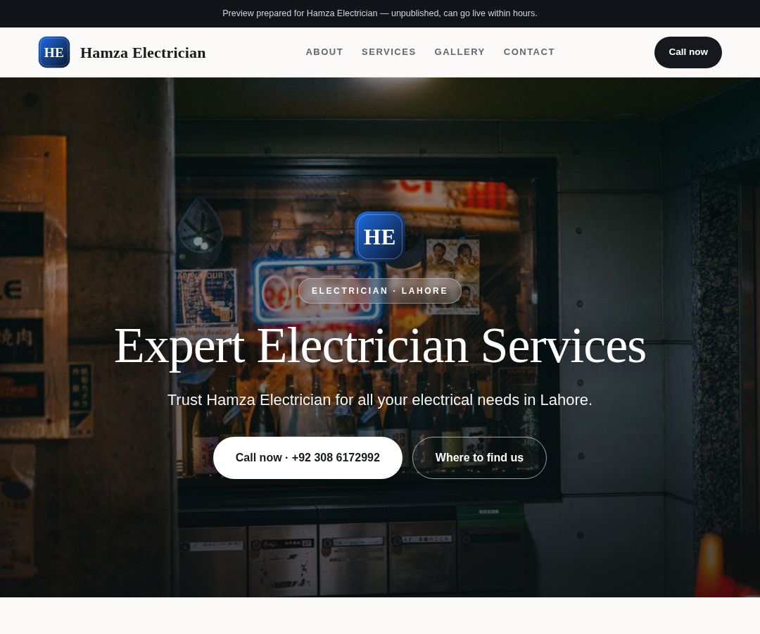 Hamza Electrician