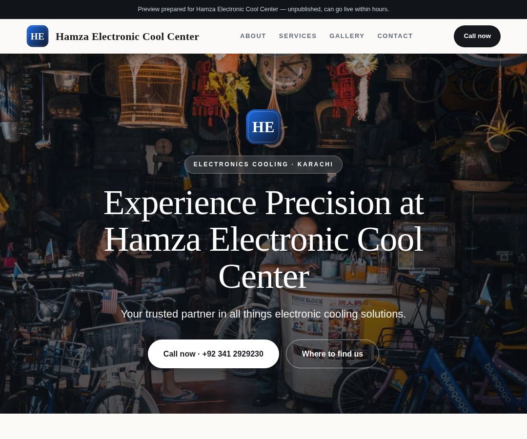 Hamza Electronic Cool Center