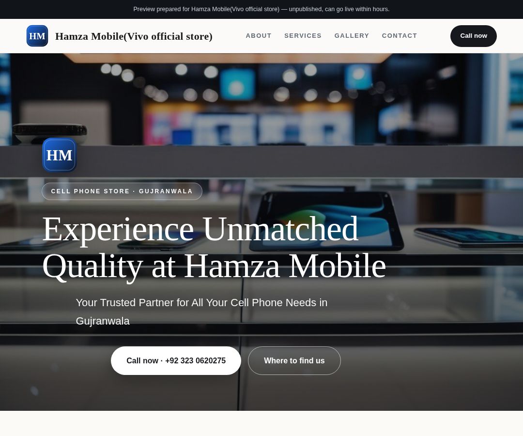 Hamza Mobile(Vivo official store)