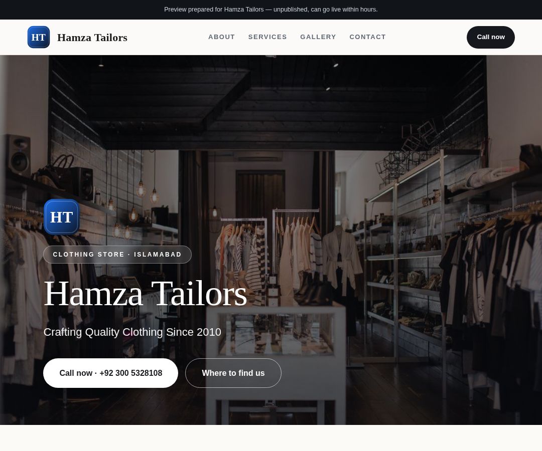 Hamza Tailors