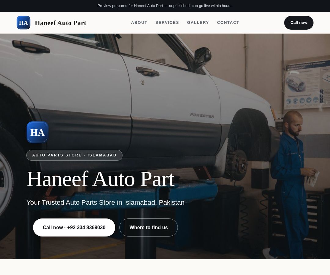Haneef Auto Part
