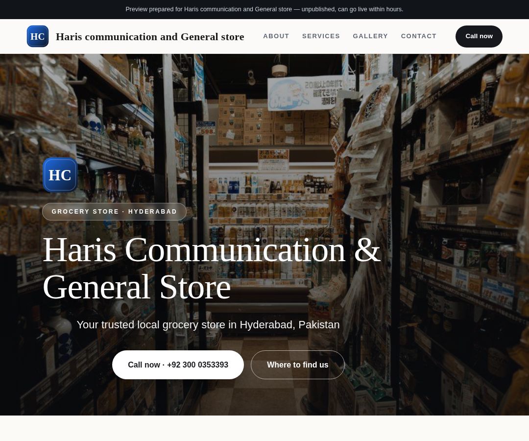 Haris communication and General store